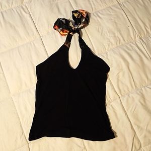 Halter top with beautiful tie detail  sz Medium